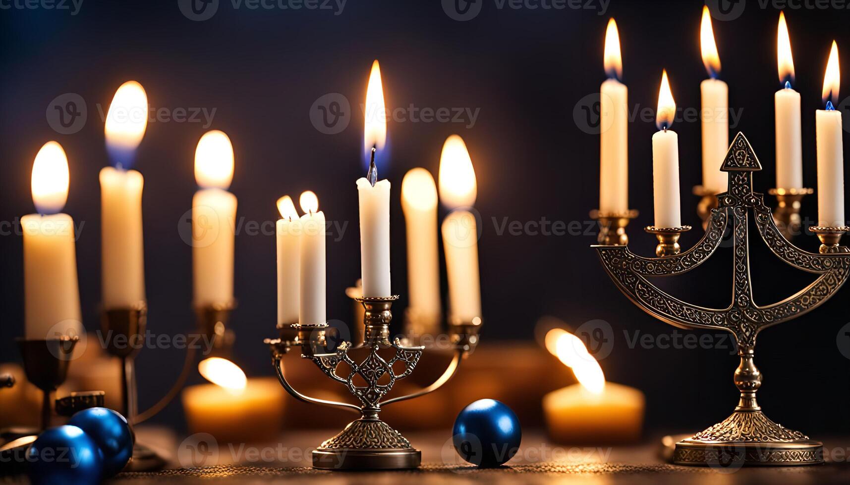 Candles on a Candelabra photo