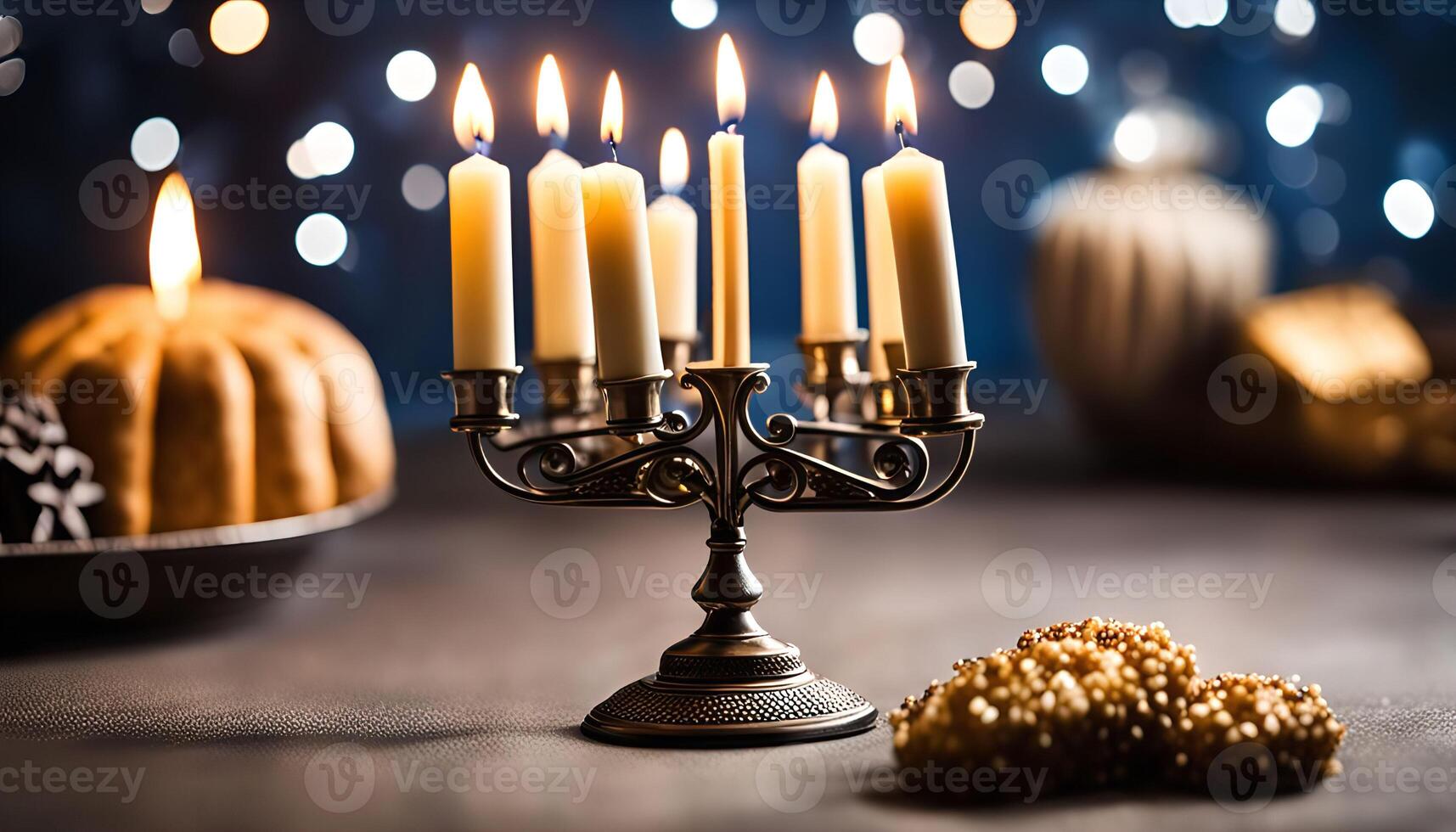 Candles, Decorations, and Warmth photo