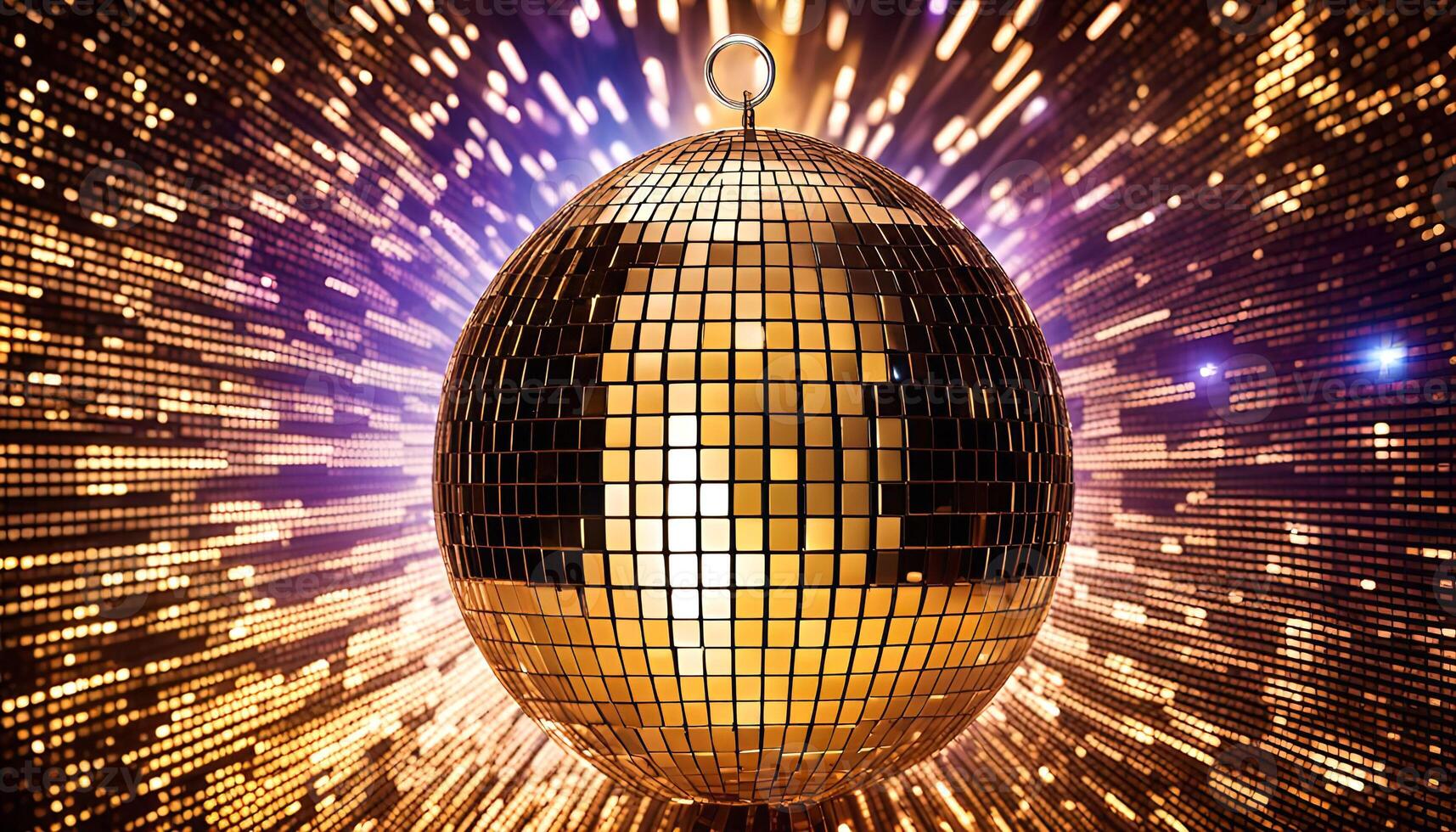 Disco Ball with Glittering Background photo