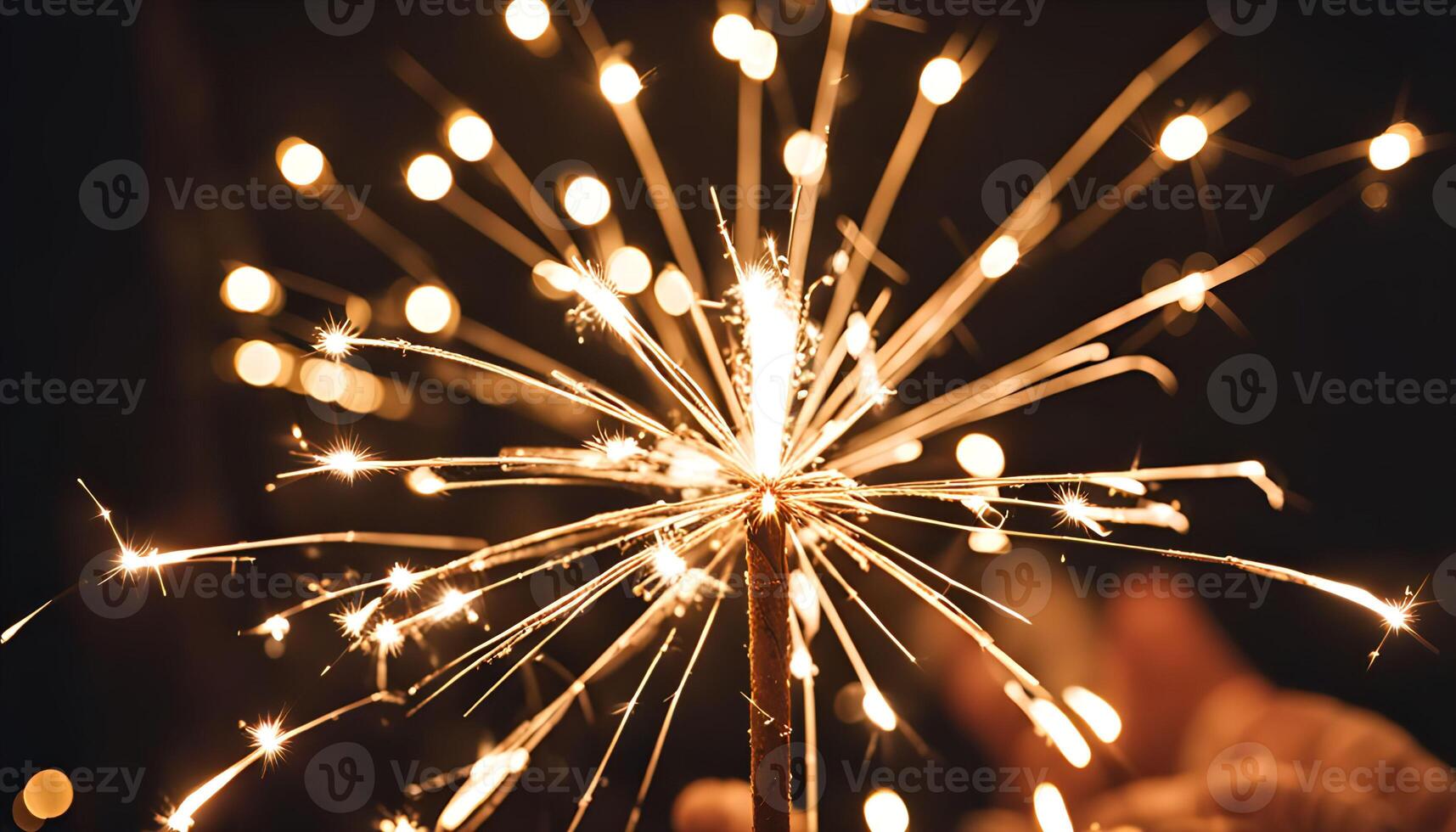 Sparkler Night new year photo