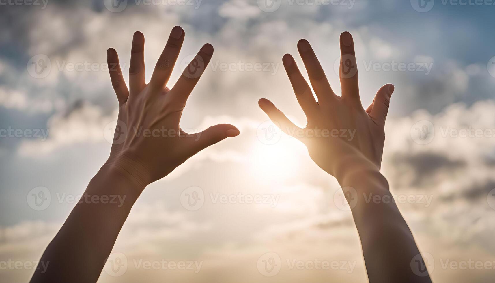 Hands Reaching for the Sun photo