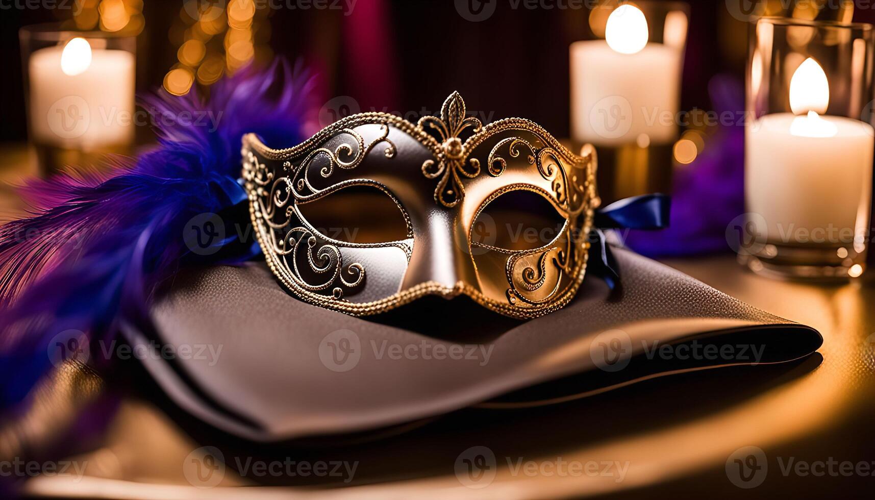 Golden Venetian Mask photo