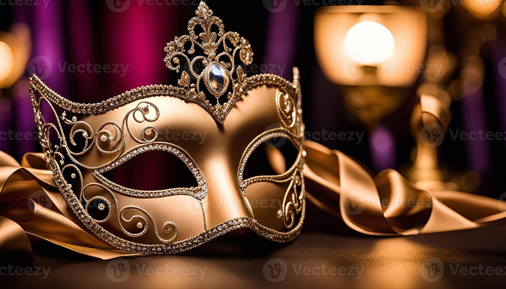 Golden Masquerade Mask photo