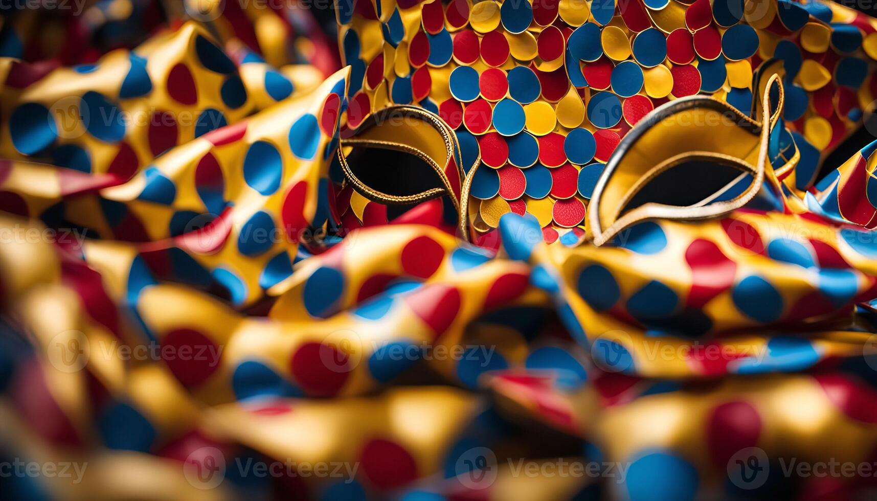 Carnival Mask in Colorful Fabric photo