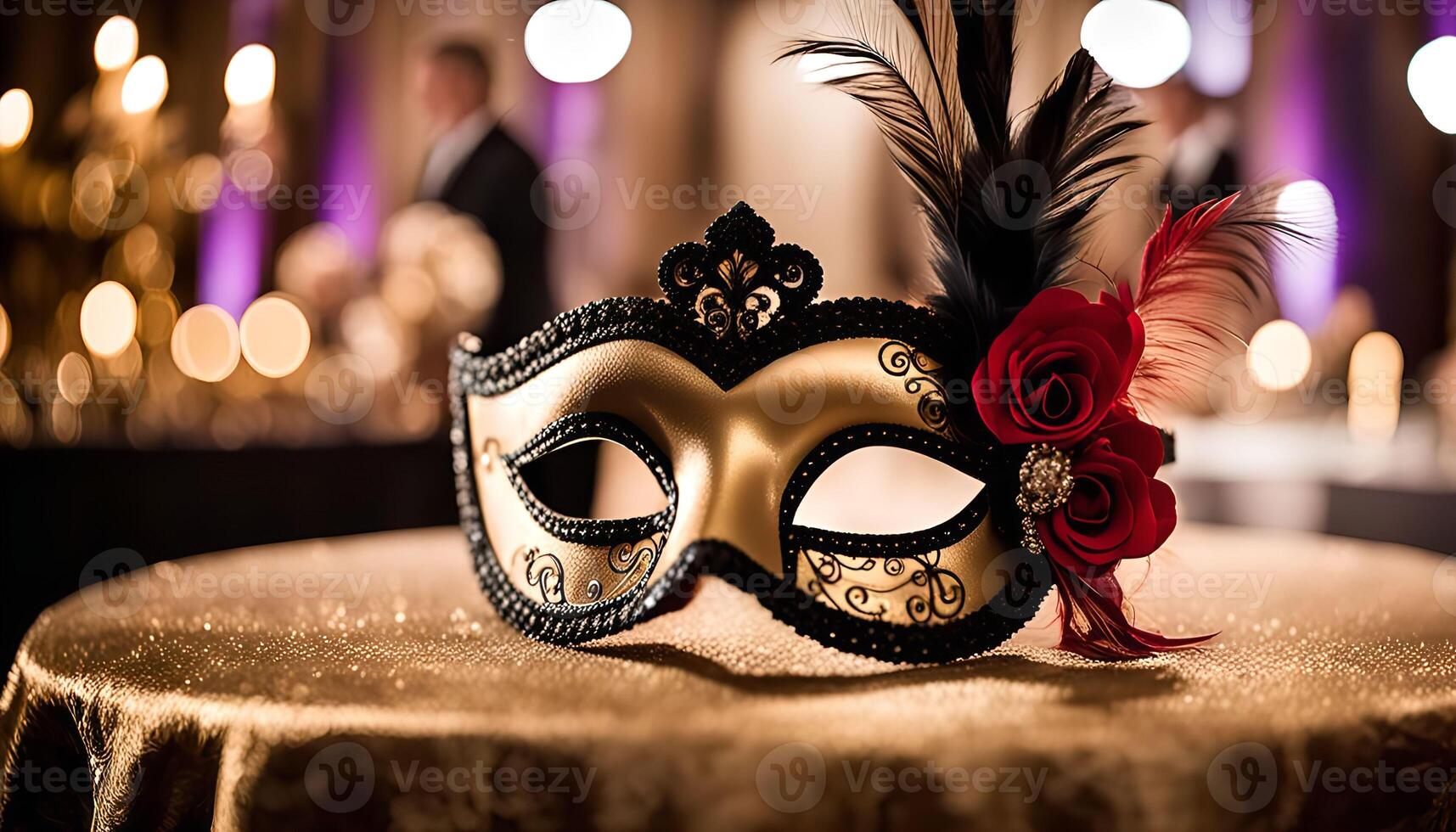 Venetian Mask for a Masquerade Ball photo
