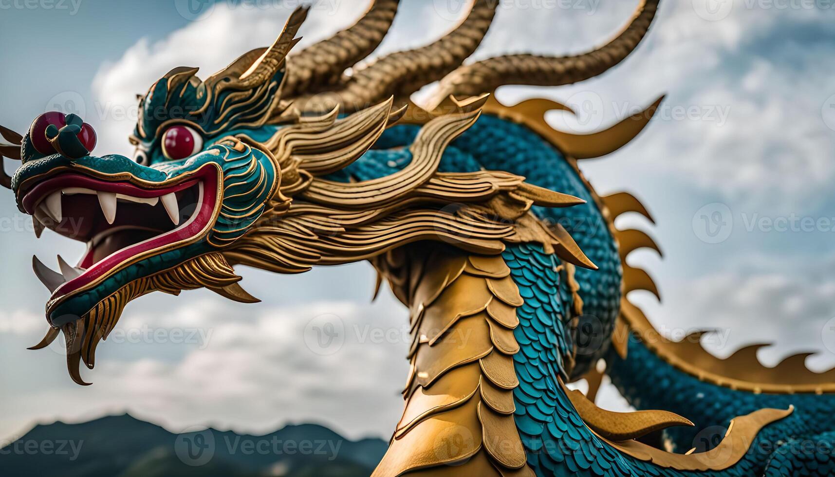 Dragon Statue chinese photo
