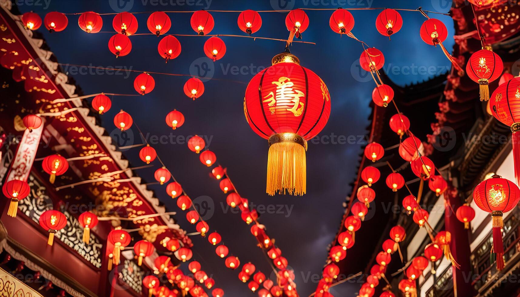 Chinese New Year Lanterns photo