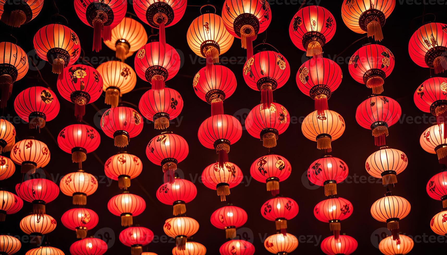 Red Lanterns, a Festive Display photo