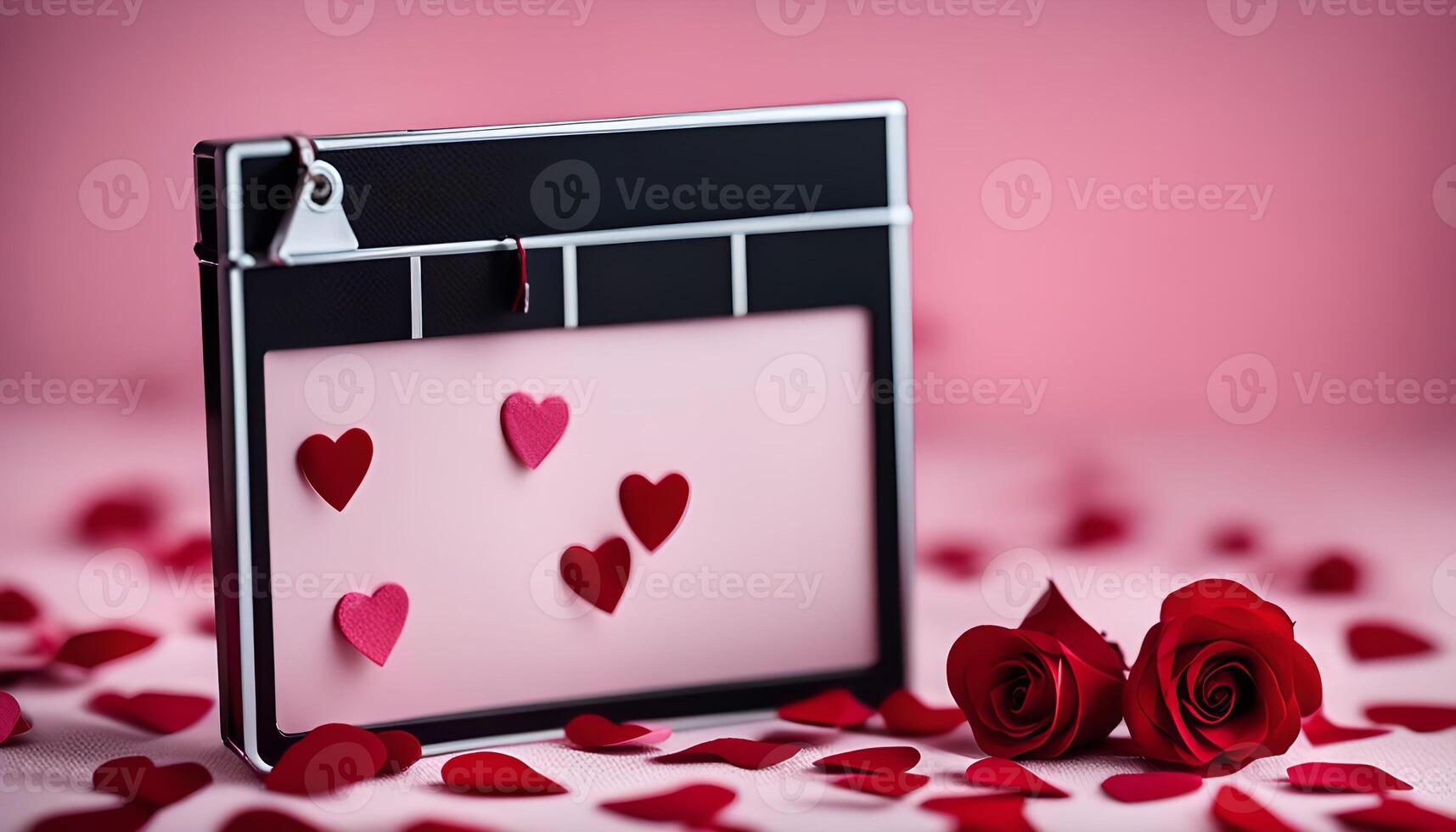 Valentine s Day Hearts and Roses photo