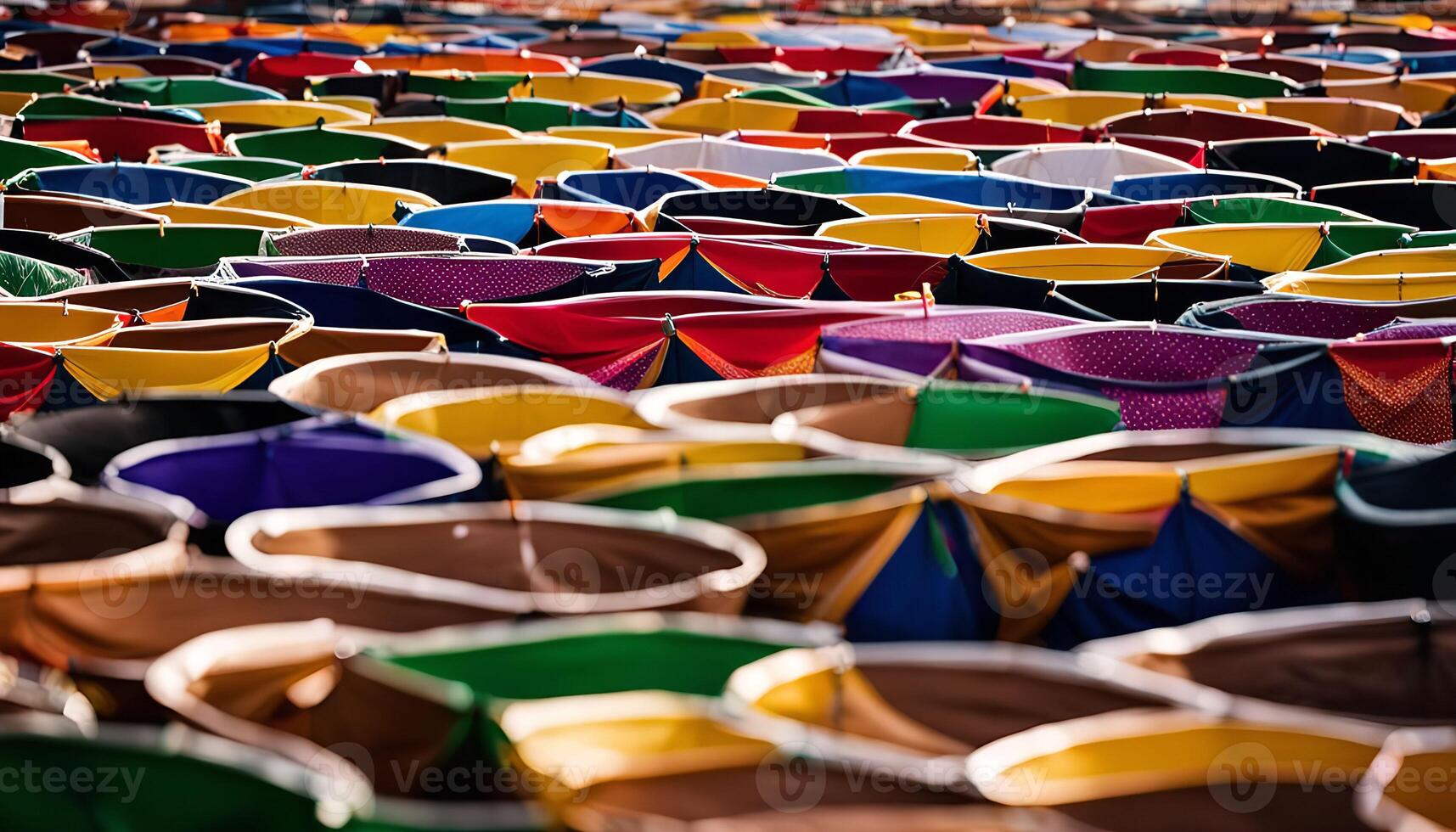 Colorful Umbrellas Pattern photo