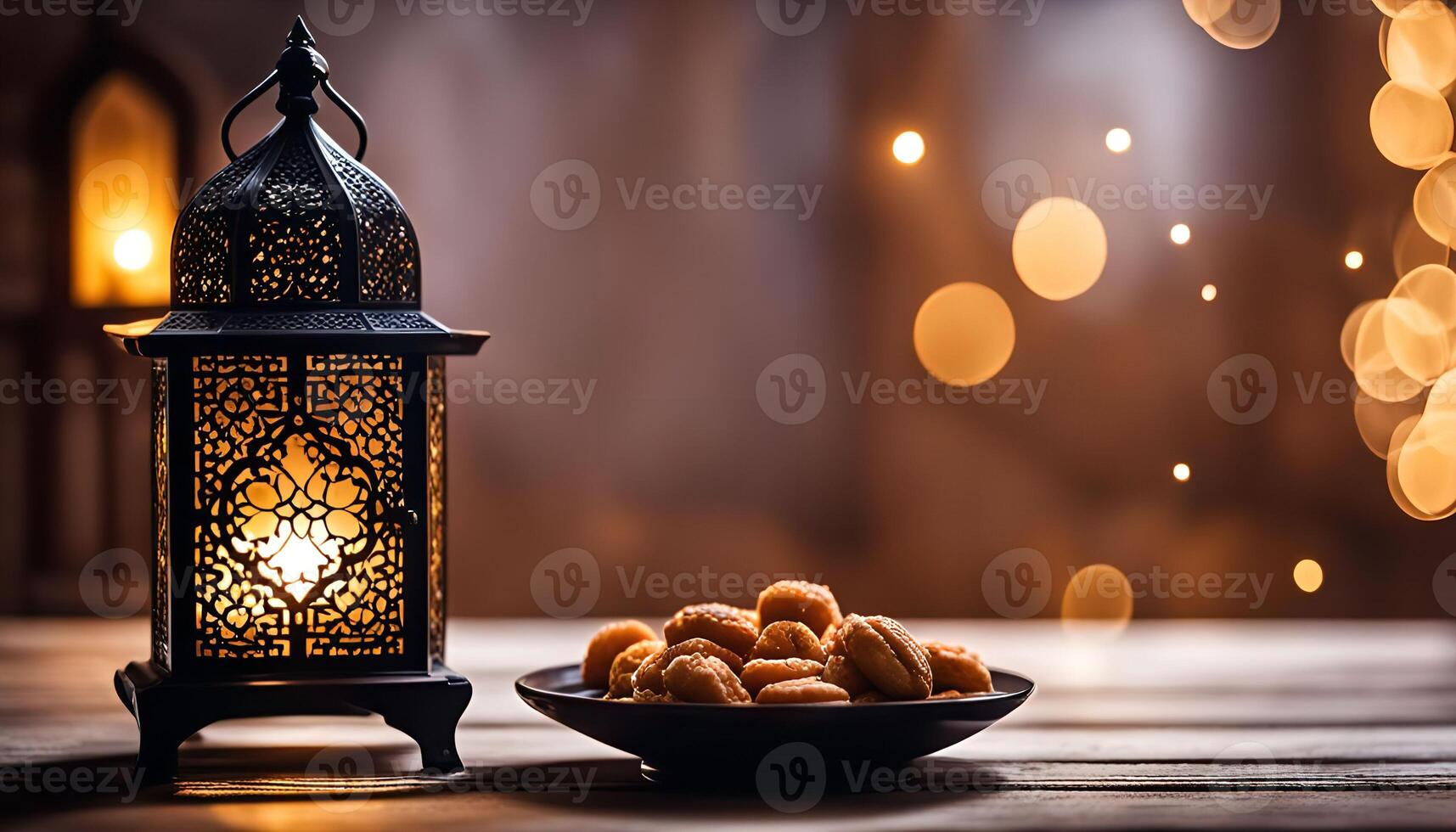Ramadan Lantern with Treats photo