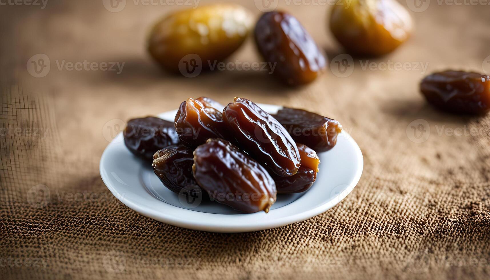 Dates on a White Plate photo