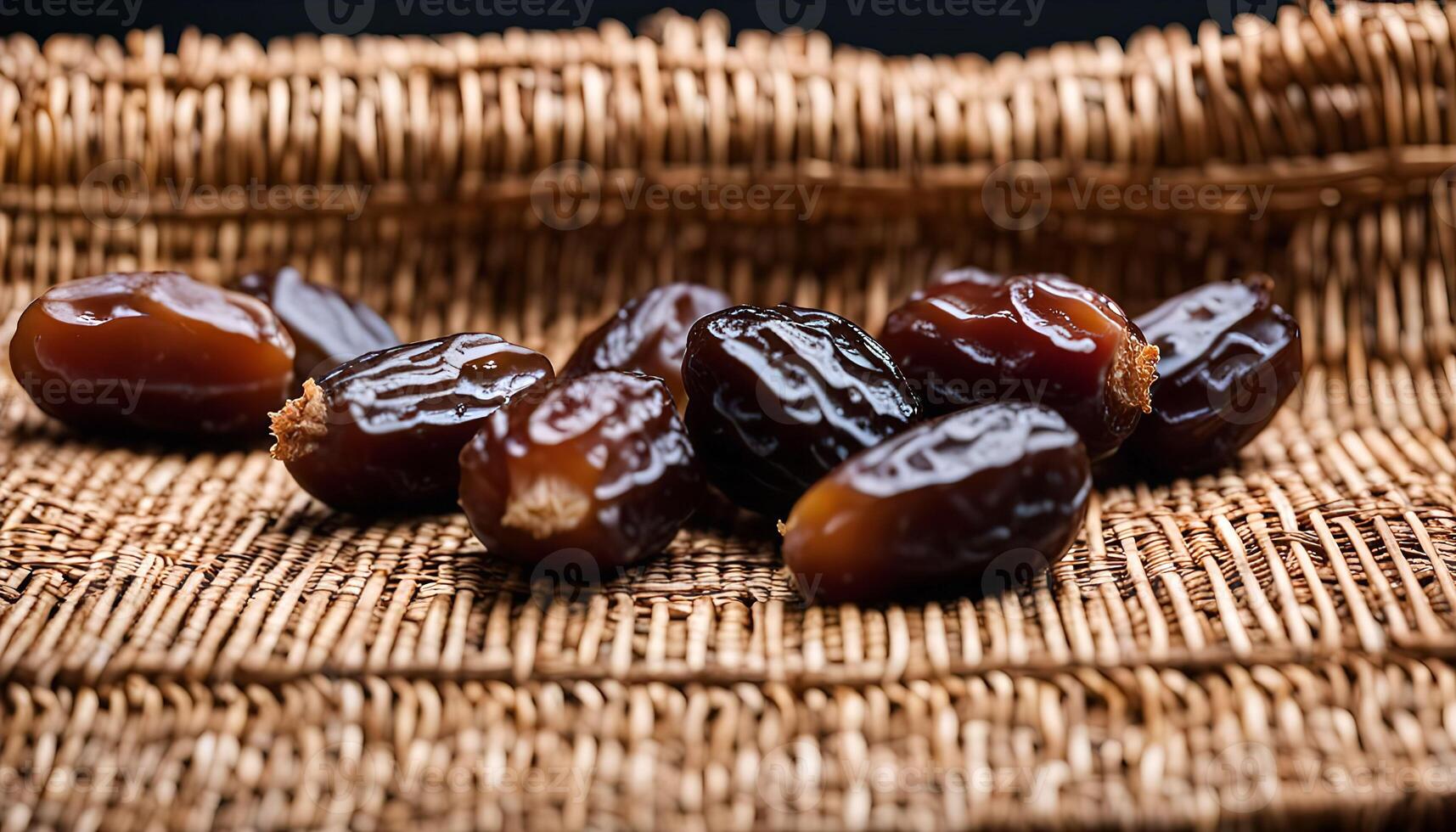 Dates on a Wicker Basket photo