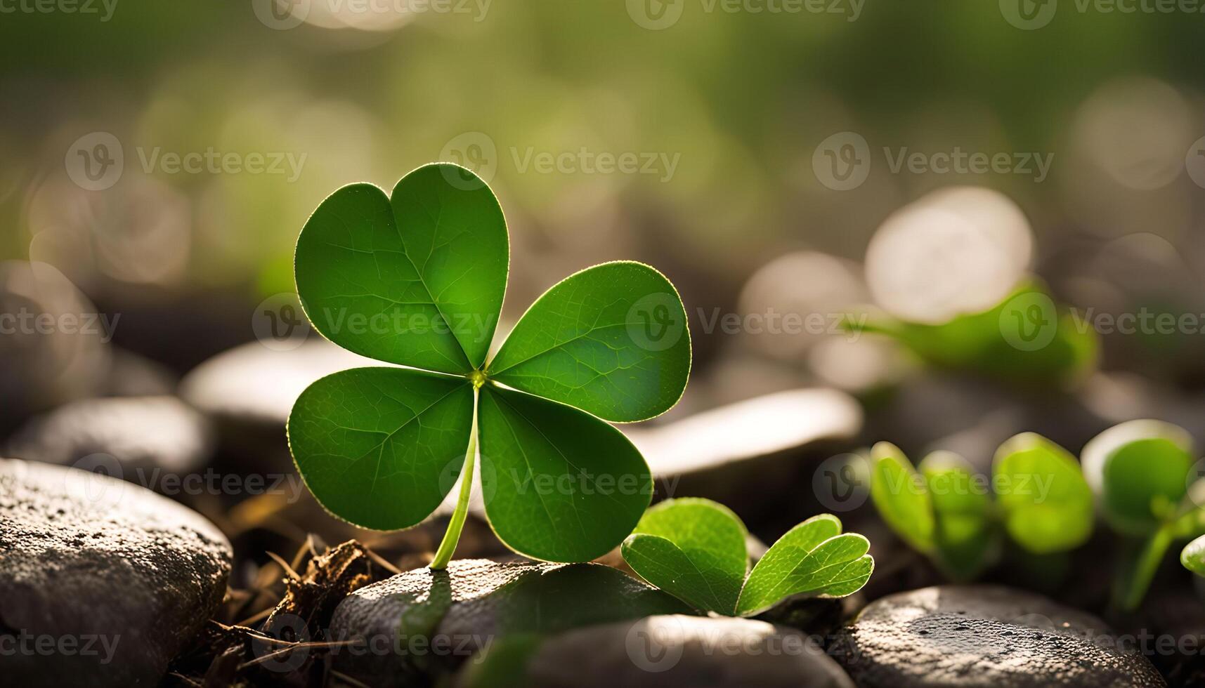 Clover Leaf in the Sunlight photo