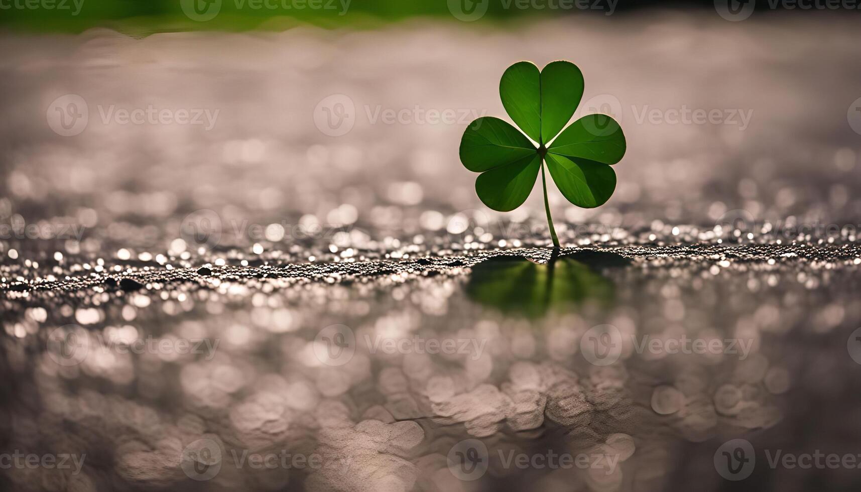 Clover Leaf in the Dew photo