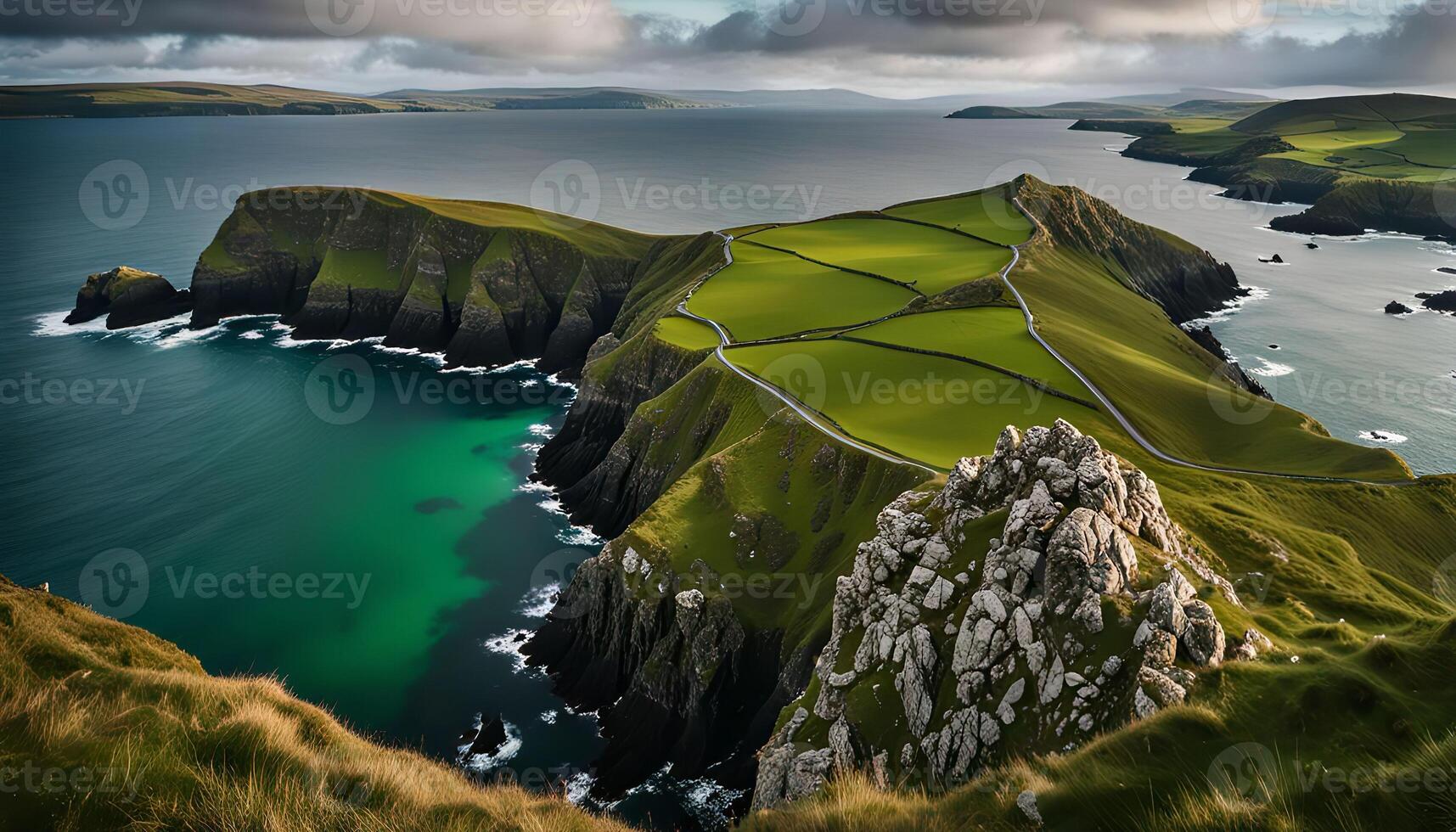 Scenic Irish Coastline photo