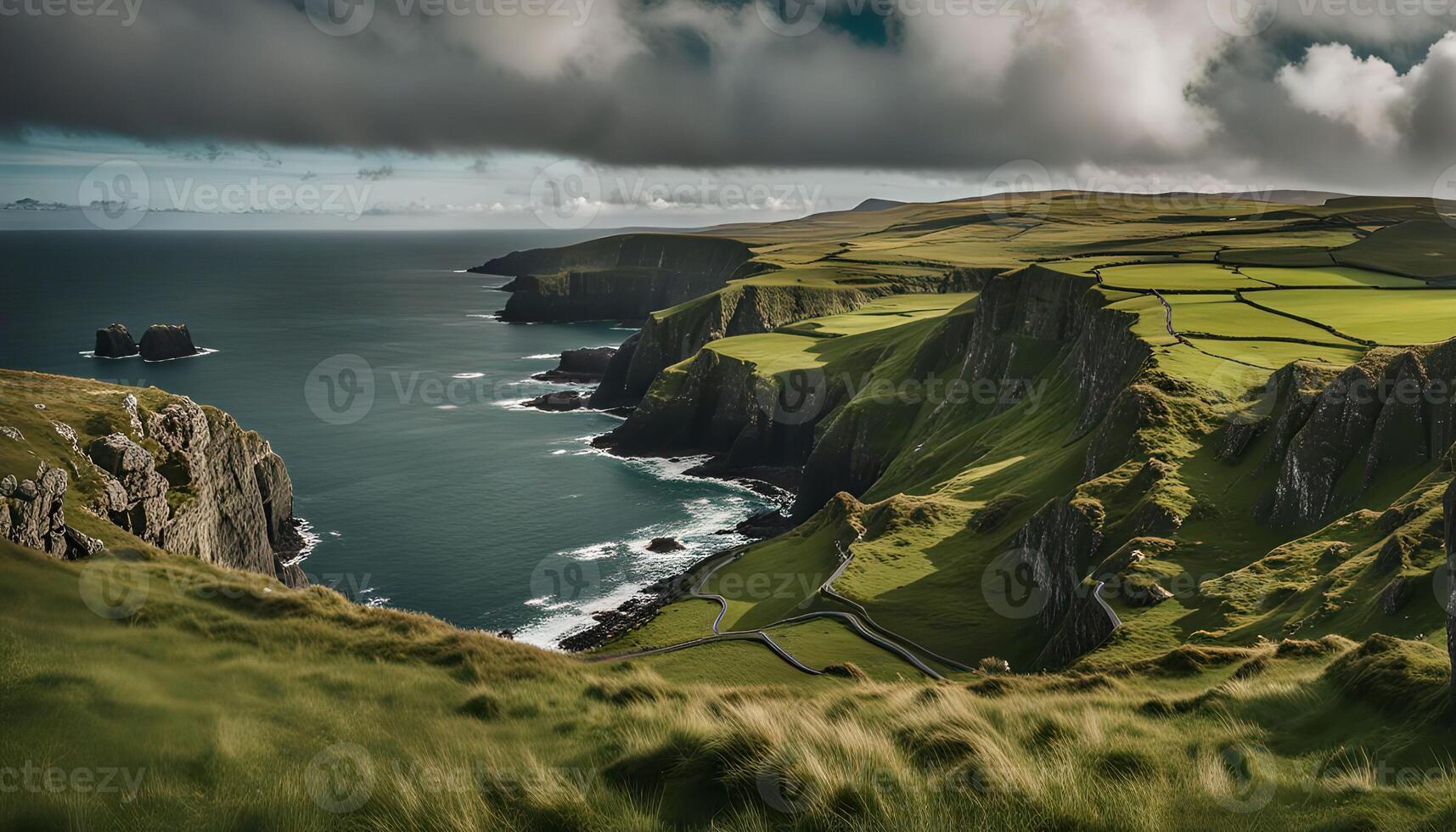 Serene Coastal Cliffs photo