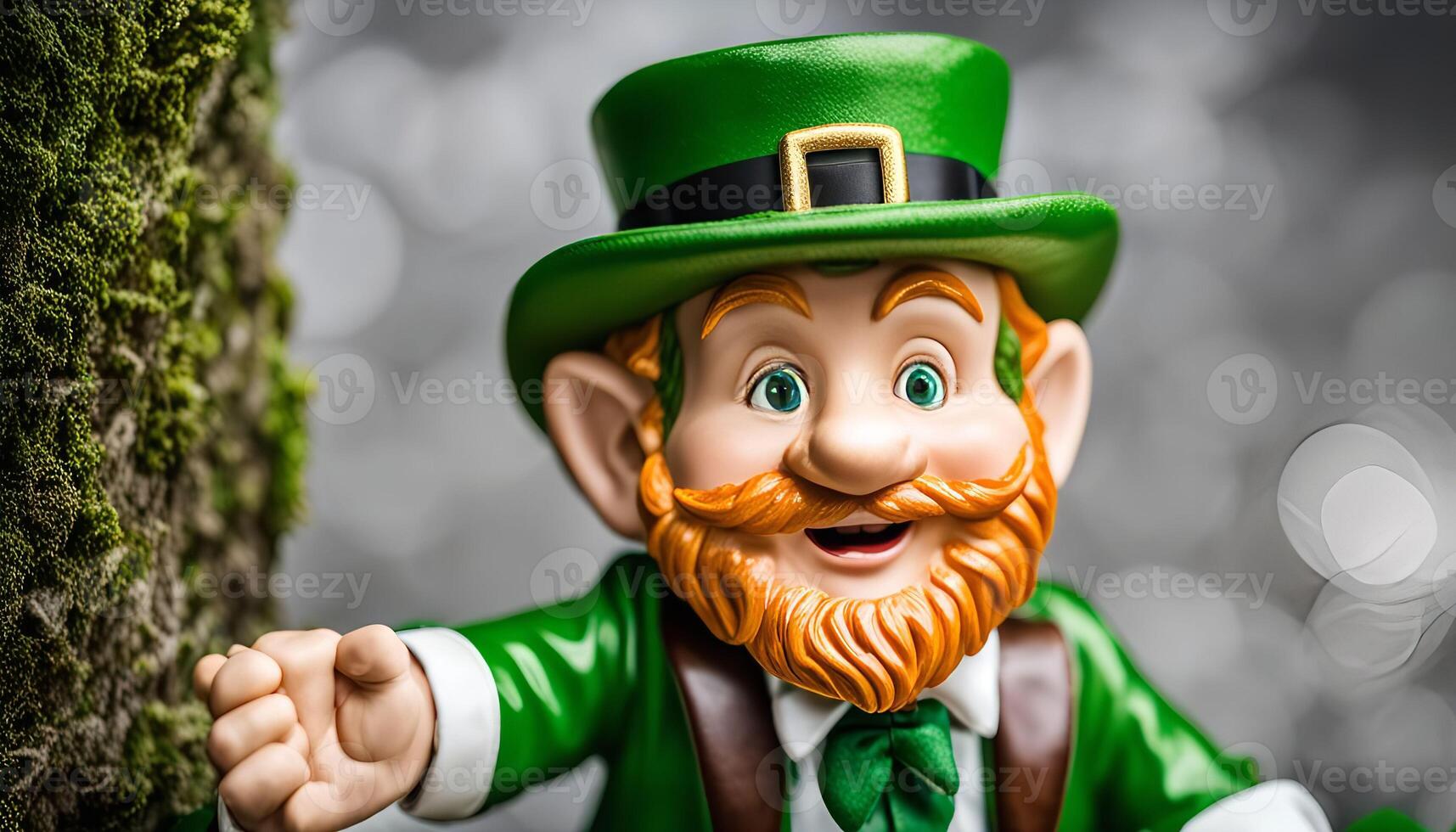 Cheerful Leprechaun Figurine photo
