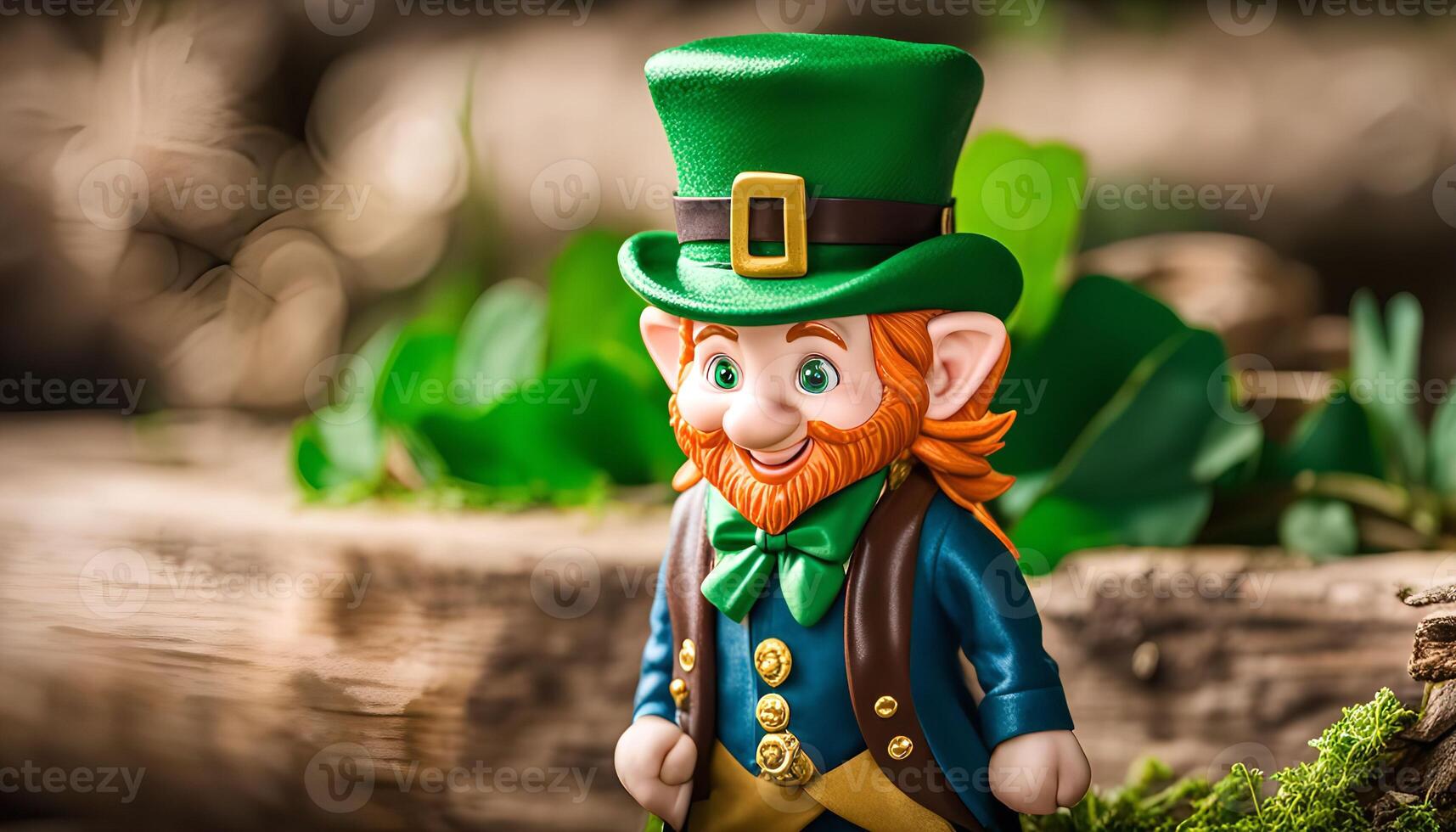 Leprechaun Figurine green photo