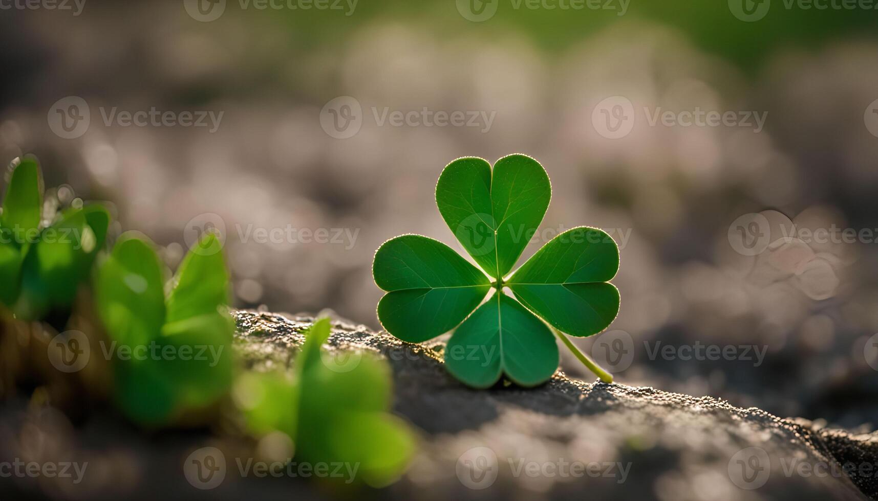 Four Leaf Clover Close Up photo