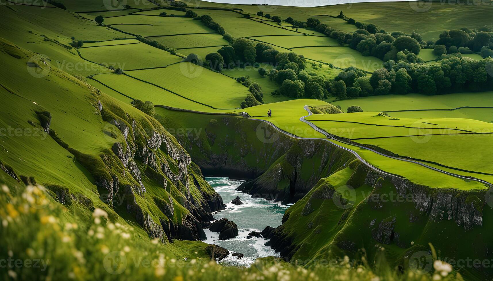 Serene Coastal Landscape photo