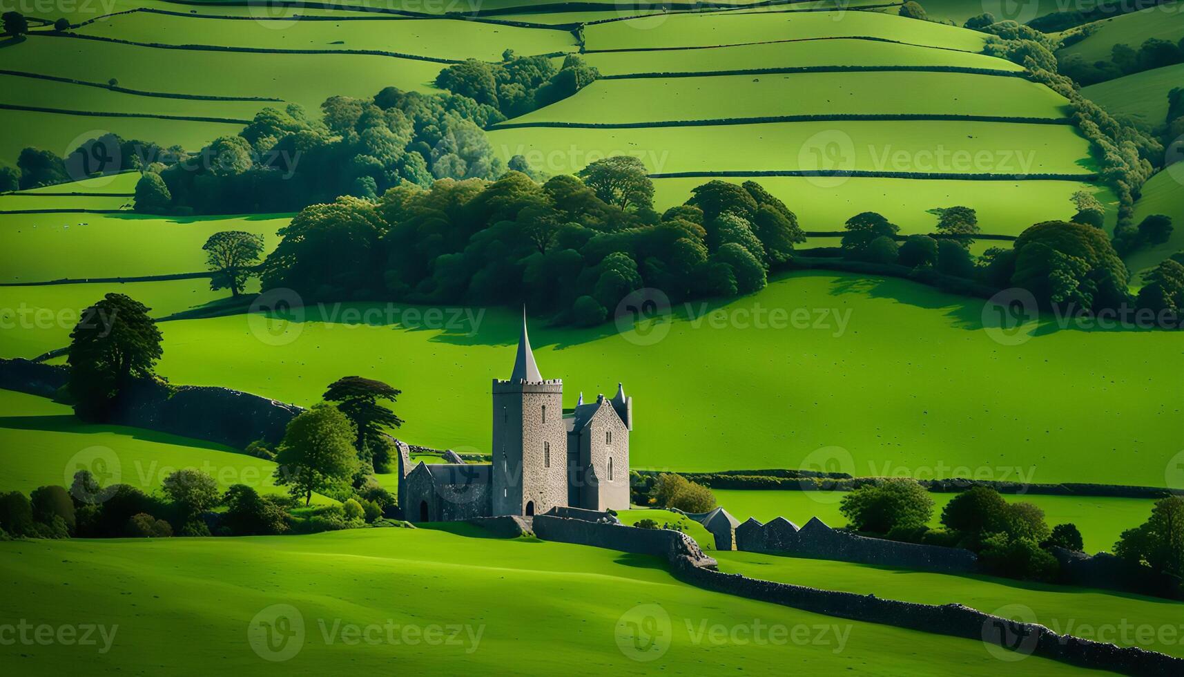 Castle in the Irish Countryside photo