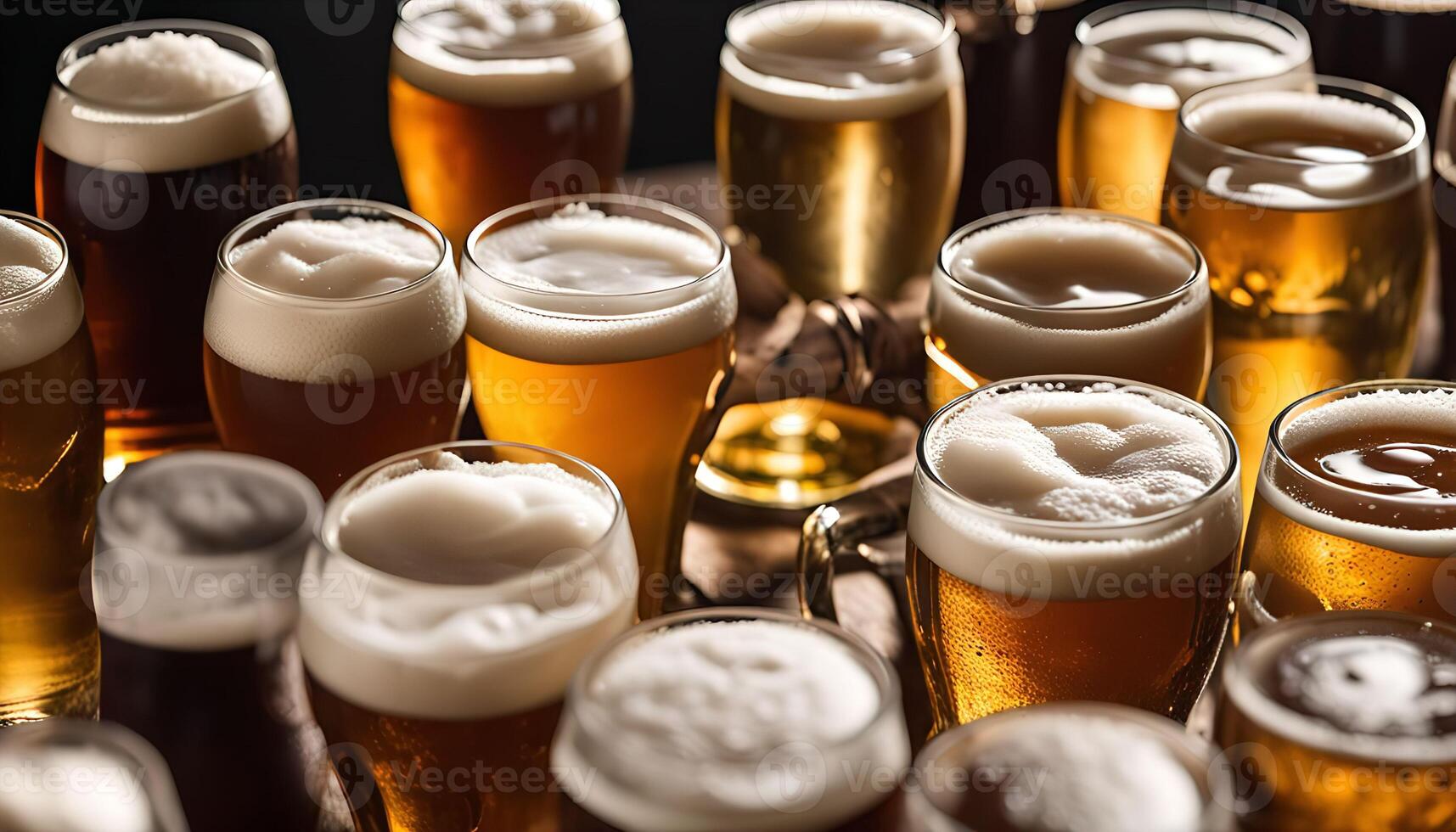 Many Glasses of Beer photo