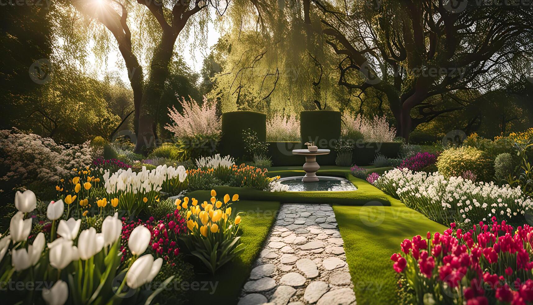 Serene Spring Garden photo
