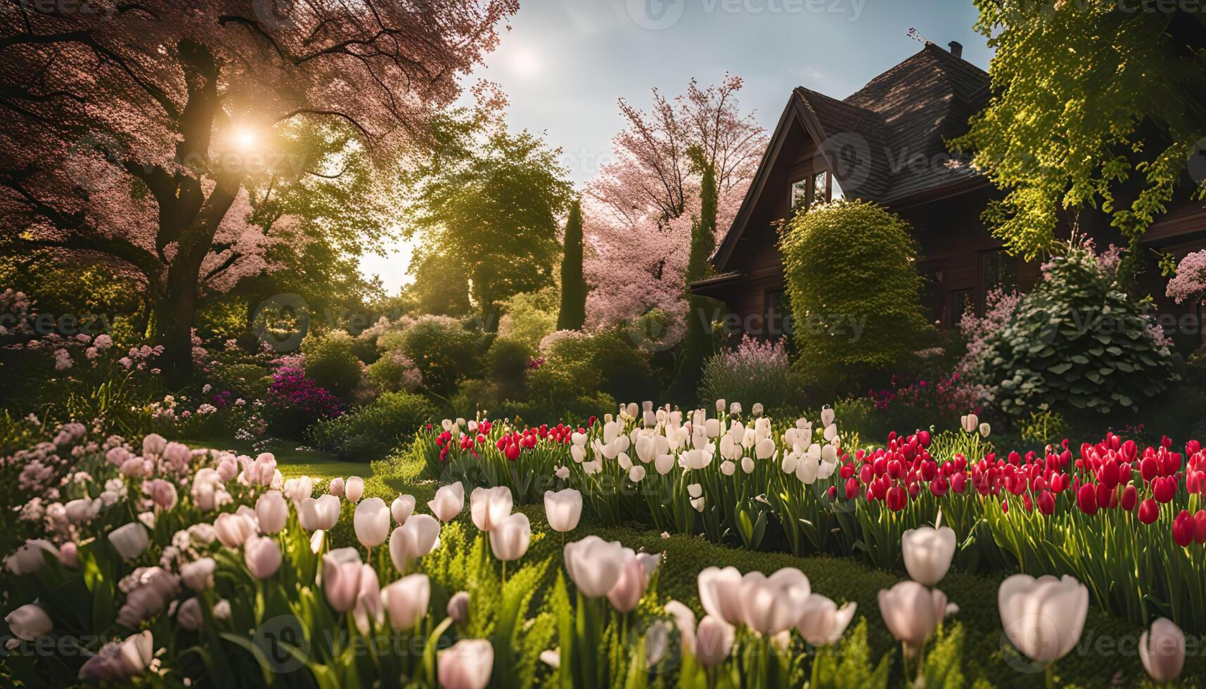 A Sunlit Garden Oasis photo
