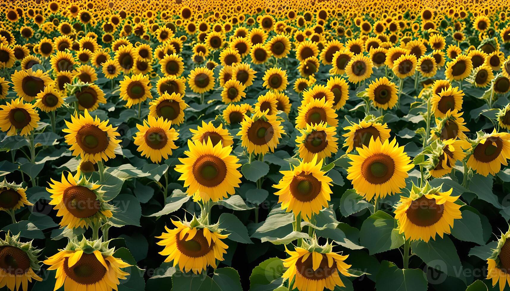 Sunflowers in a Field photo