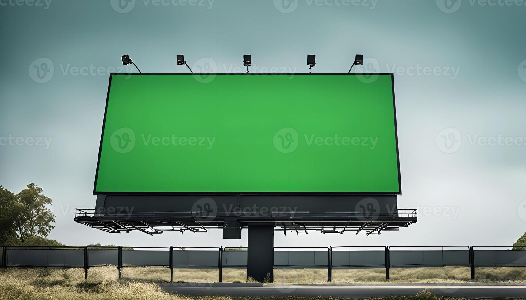 Blank Billboard Mockup photo