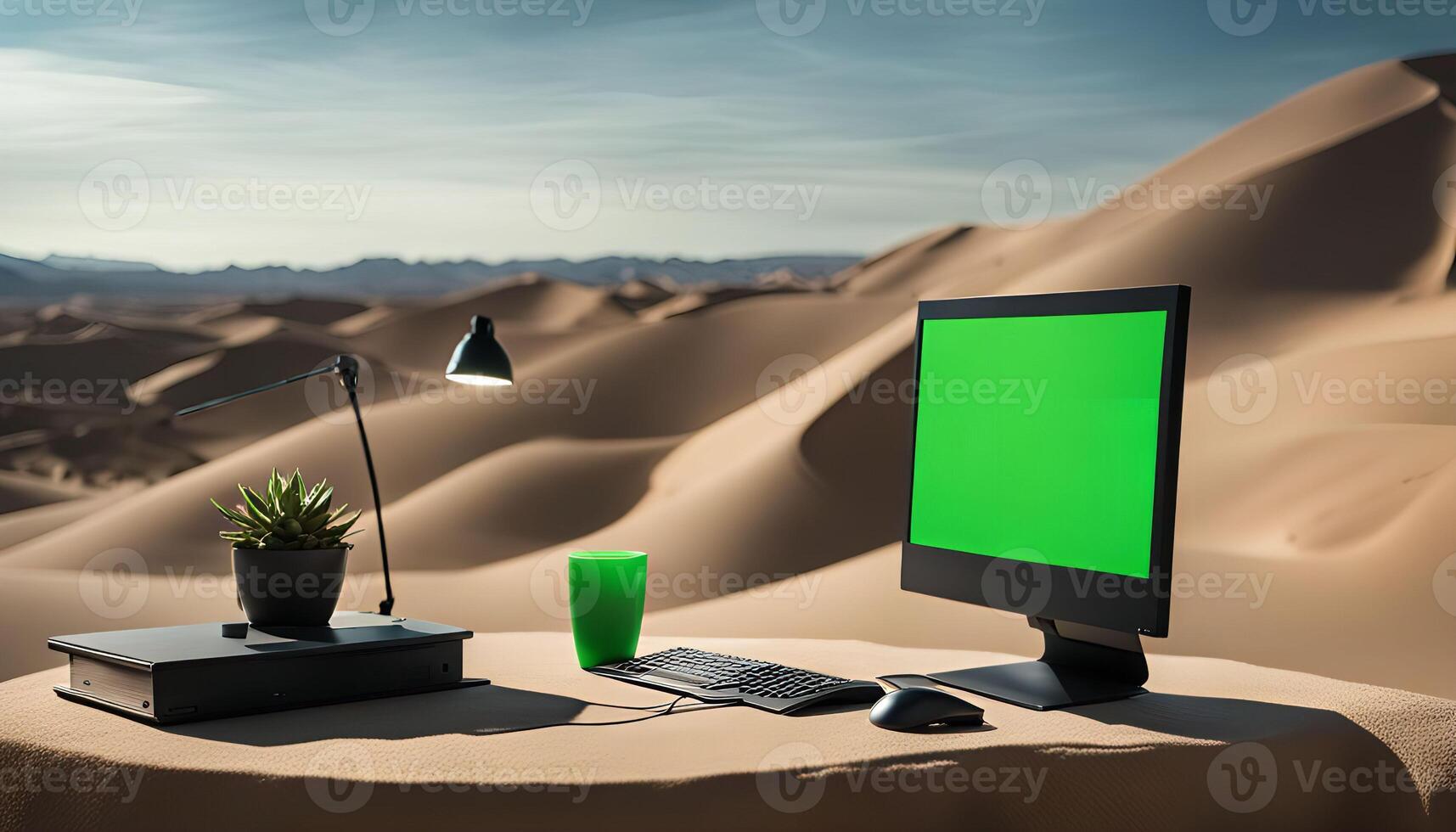 Desktop in the Desert photo