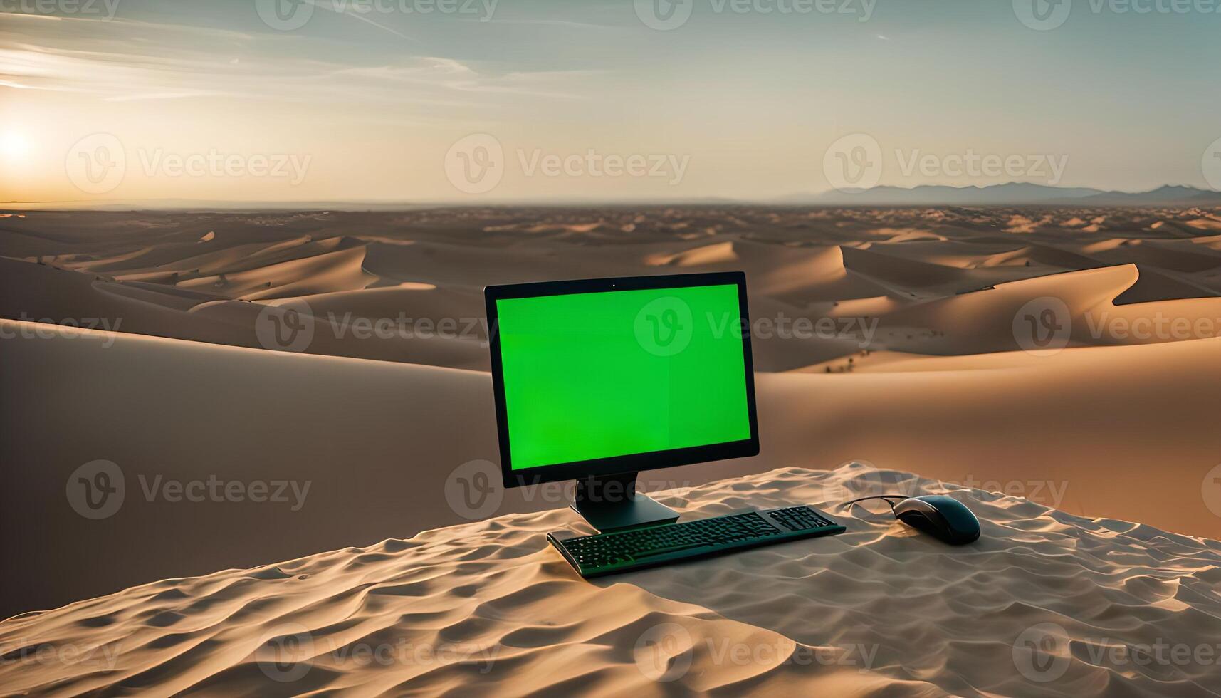 Computer in the Desert photo