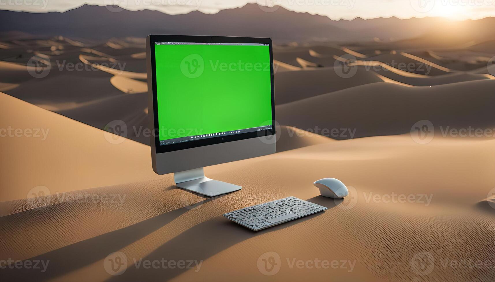 Computer in the Desert photo