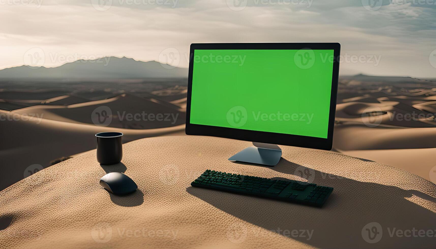 Computer in the Desert photo