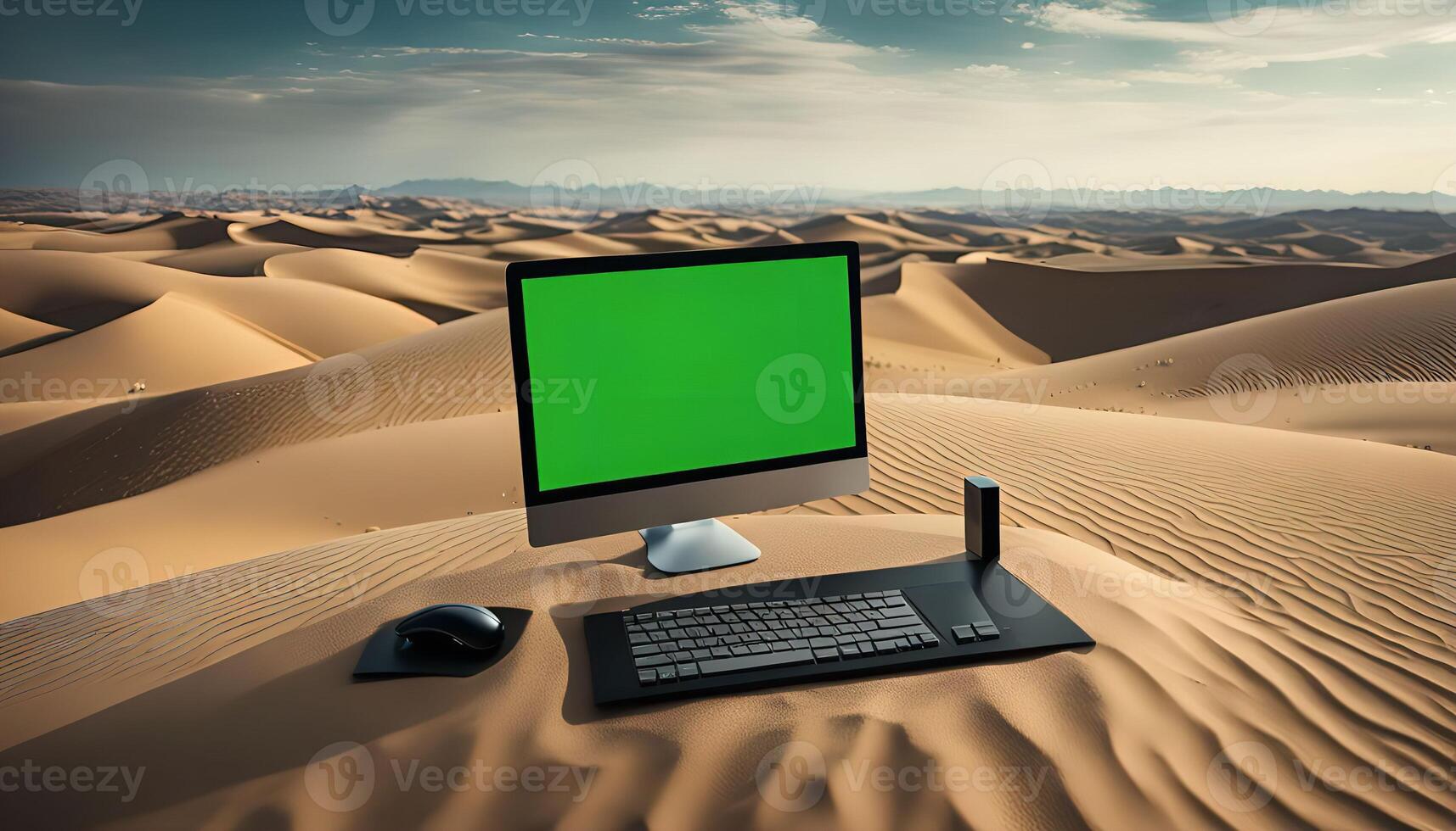 Computer in the Desert photo