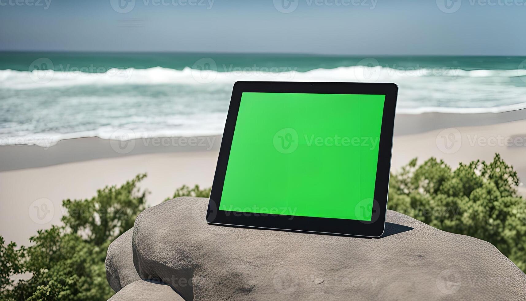 Tablet on the Beach photo