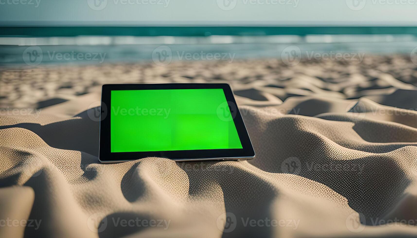 Tablet on the Beach photo