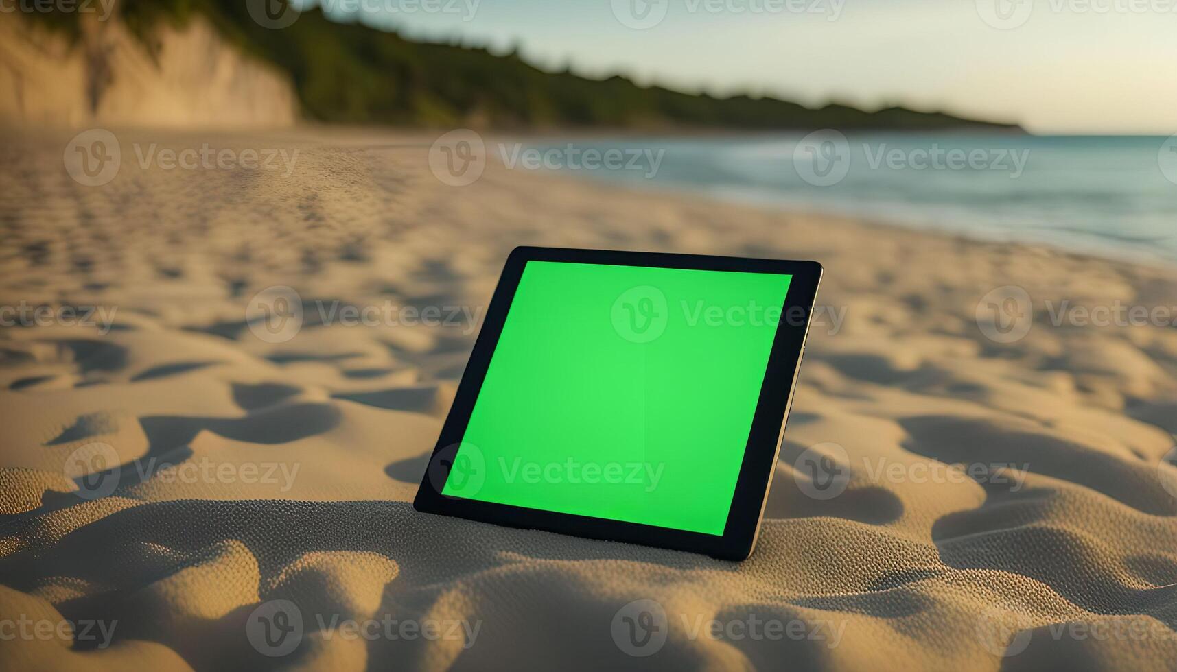 Tablet on the Beach photo