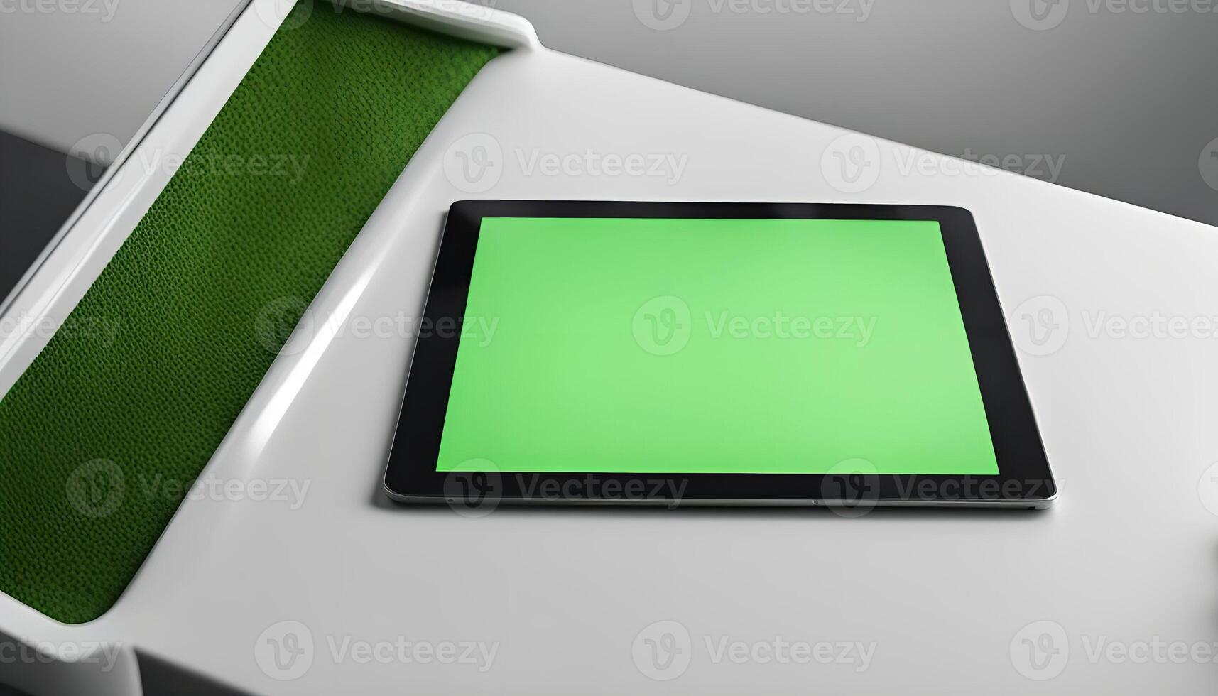 Tablet on a Desk photo
