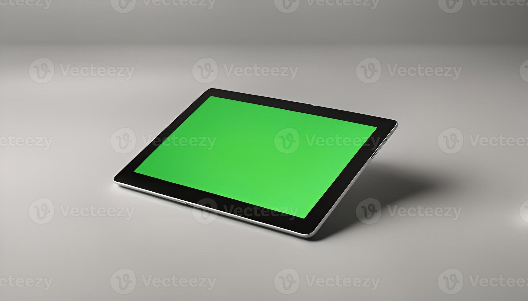Green Screen Tablet Mockup photo