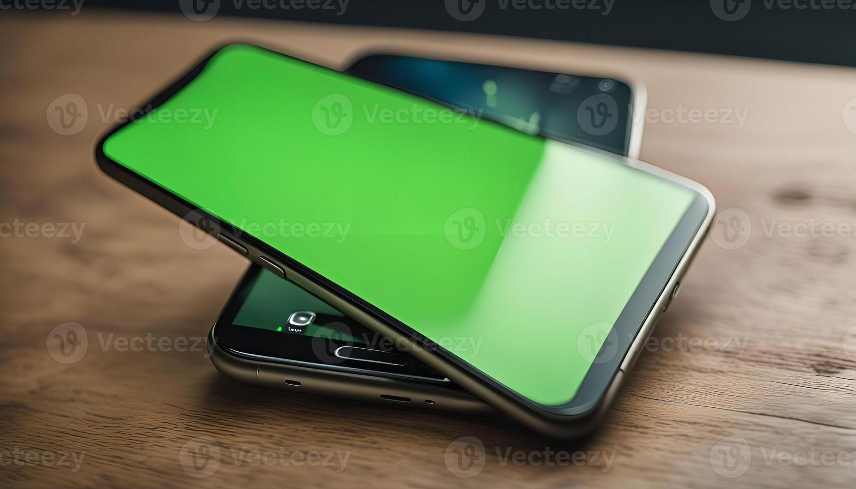 Green Screen Smartphone Mockup photo
