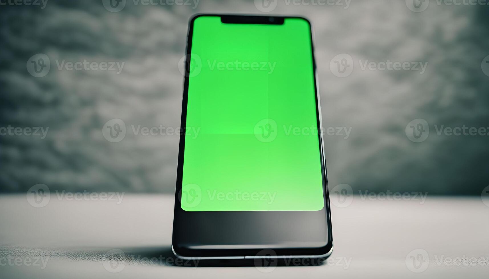 Green Screen Smartphone Mockup photo