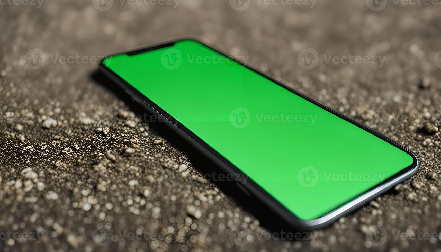 Smartphone on a Rough Surface photo