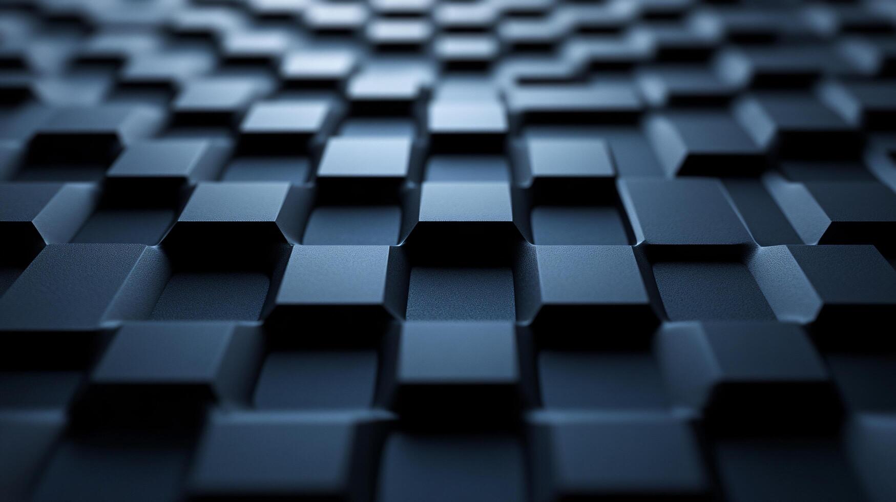 A close up of a black and white patterned surface photo