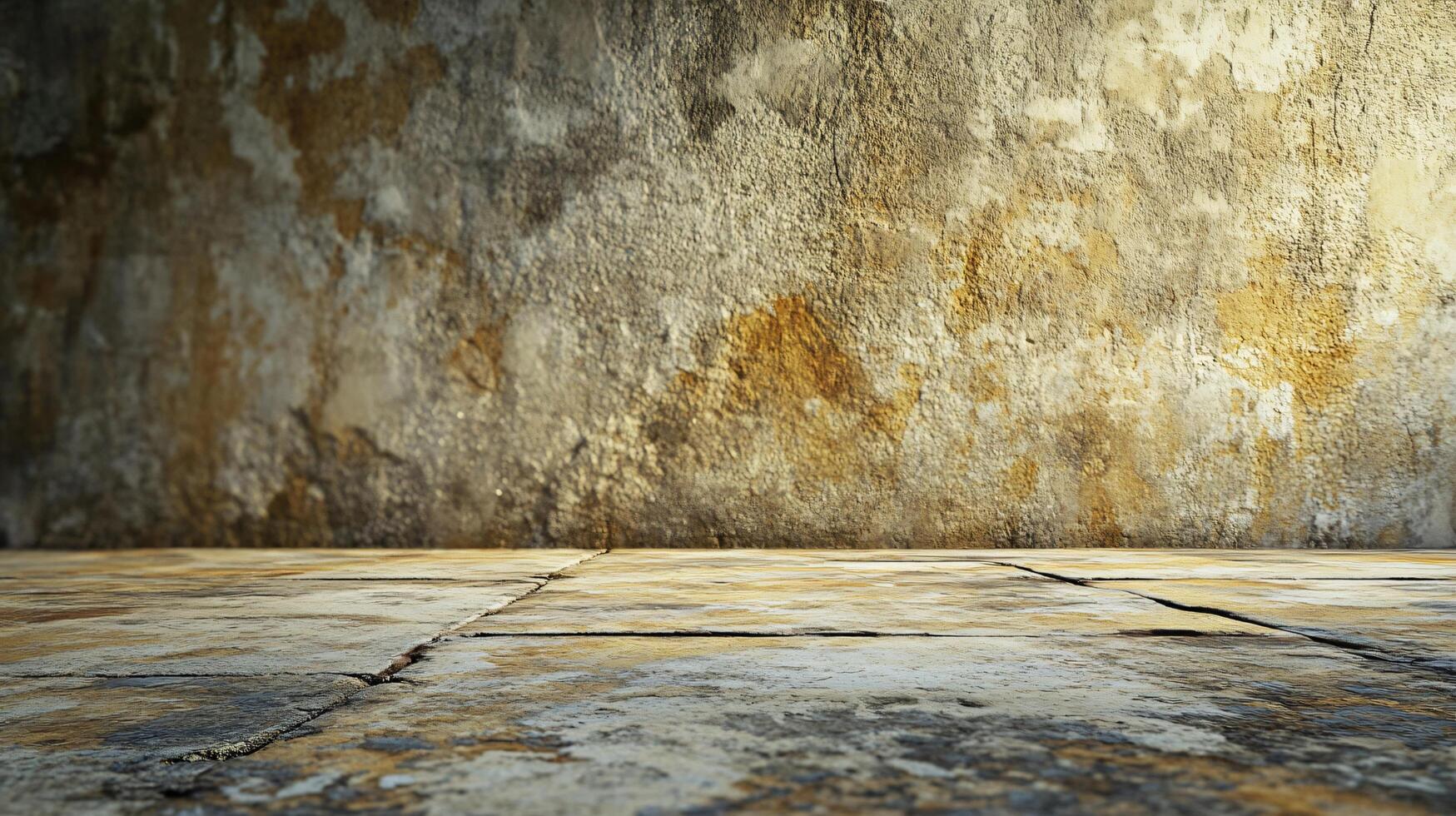 A wall with a lot of cracks and a lot of dirt on it photo
