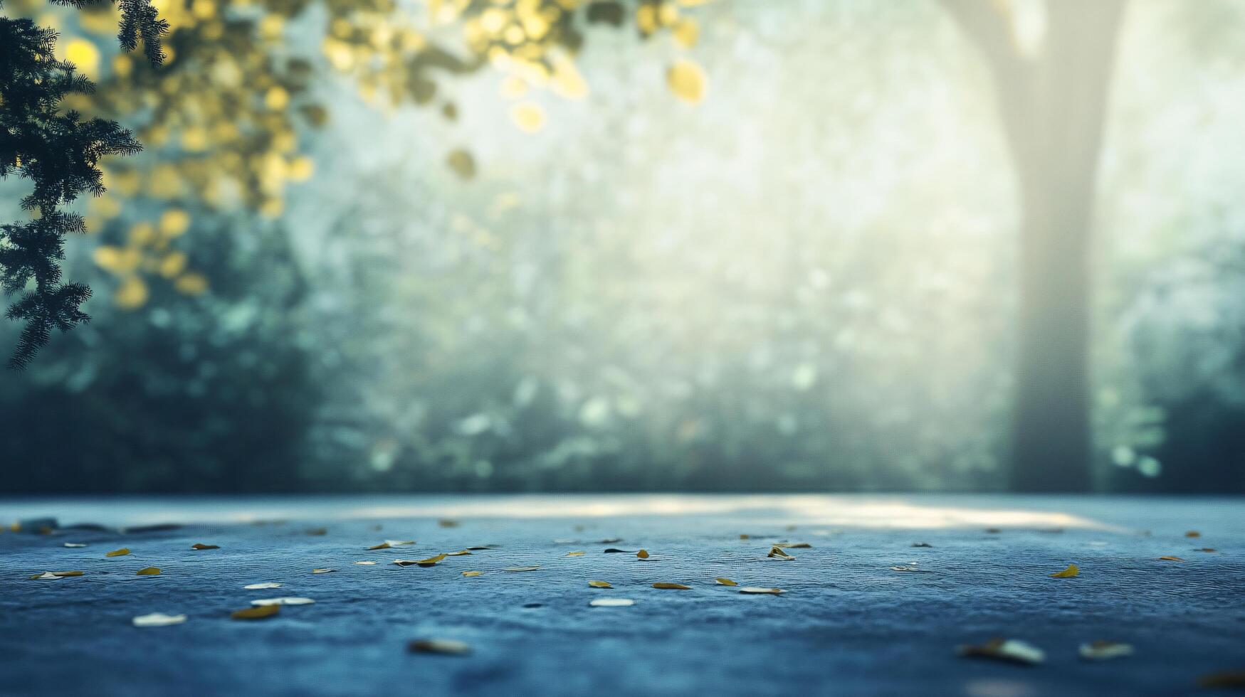 A tree is in the background of a forest photo