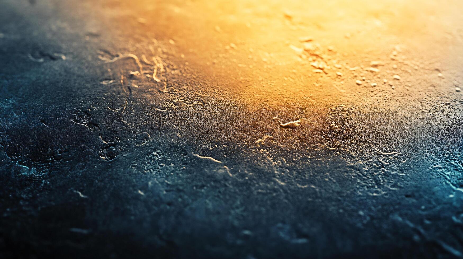 A blurry image of a wet surface with a yellowish tint photo