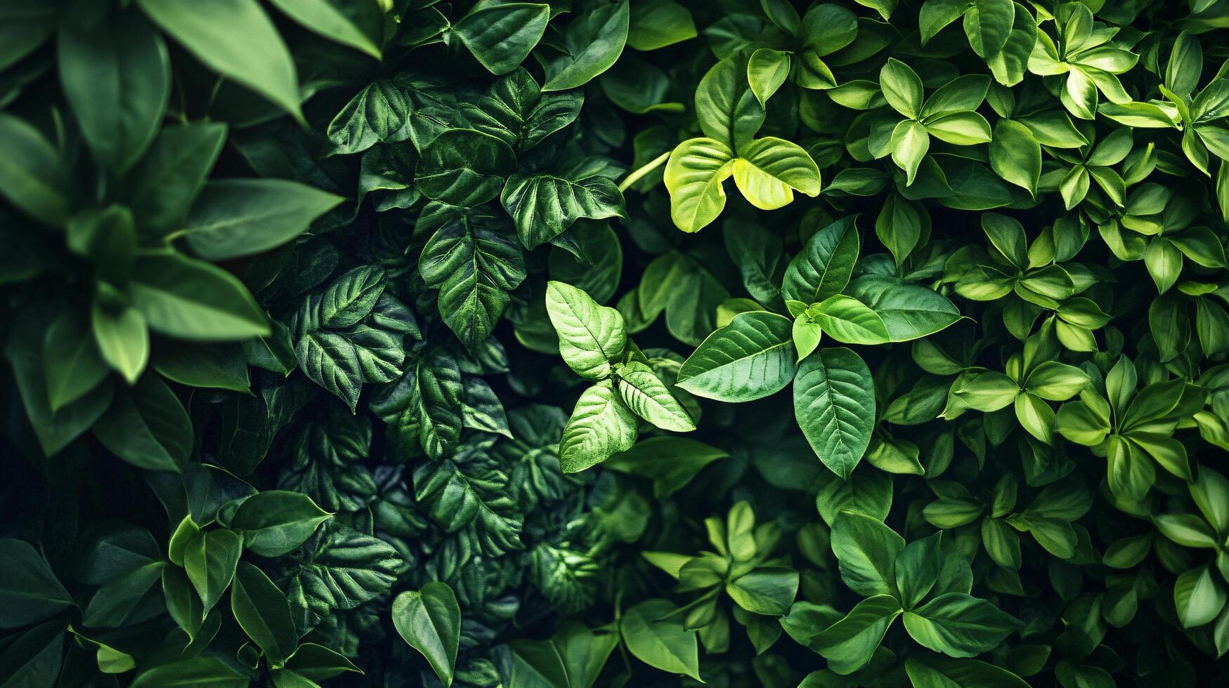 A lush green plant with many leaves and branches photo