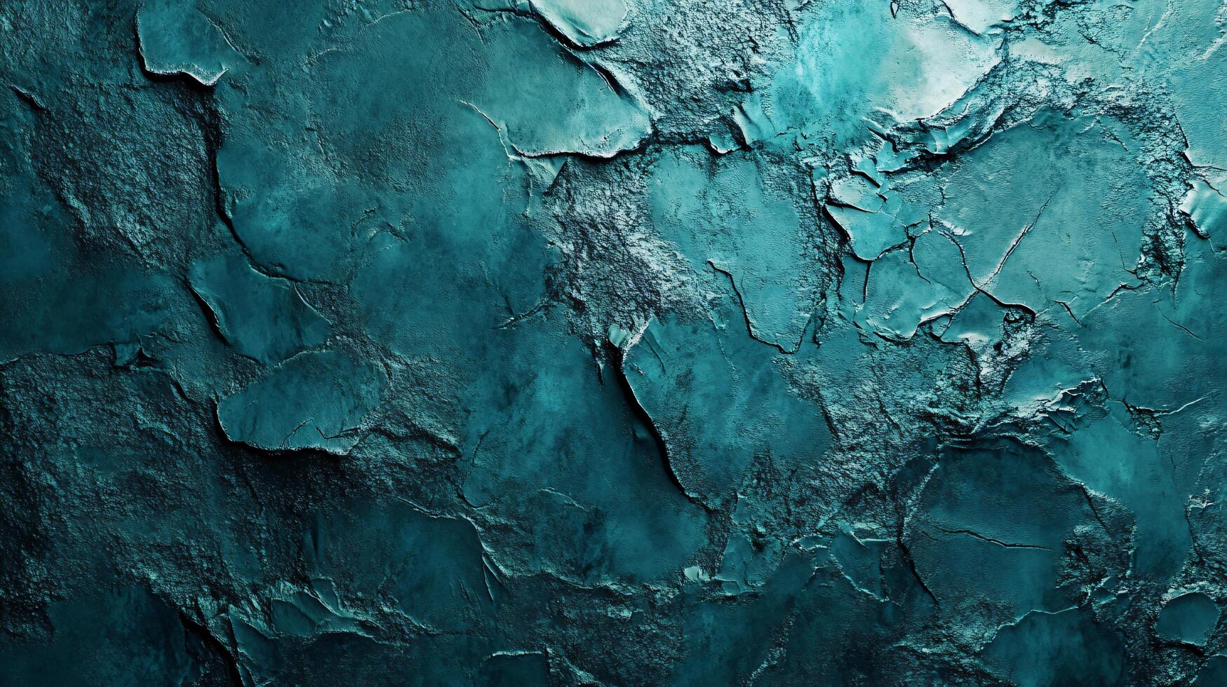 A blue background with a lot of texture and a few small white dots photo